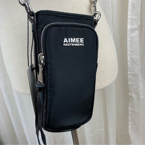 Aimee Kestenberg On Top of the World Black Crossbody Bag Brand‎ New with Tags - Picture 1 of 10